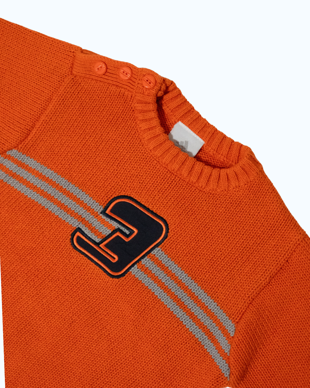 Adidas Knitted Sweater | Orange | 6-9M