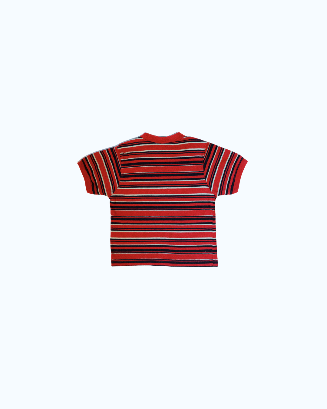 Nike Striped T-Shirt | Red | 6-9M