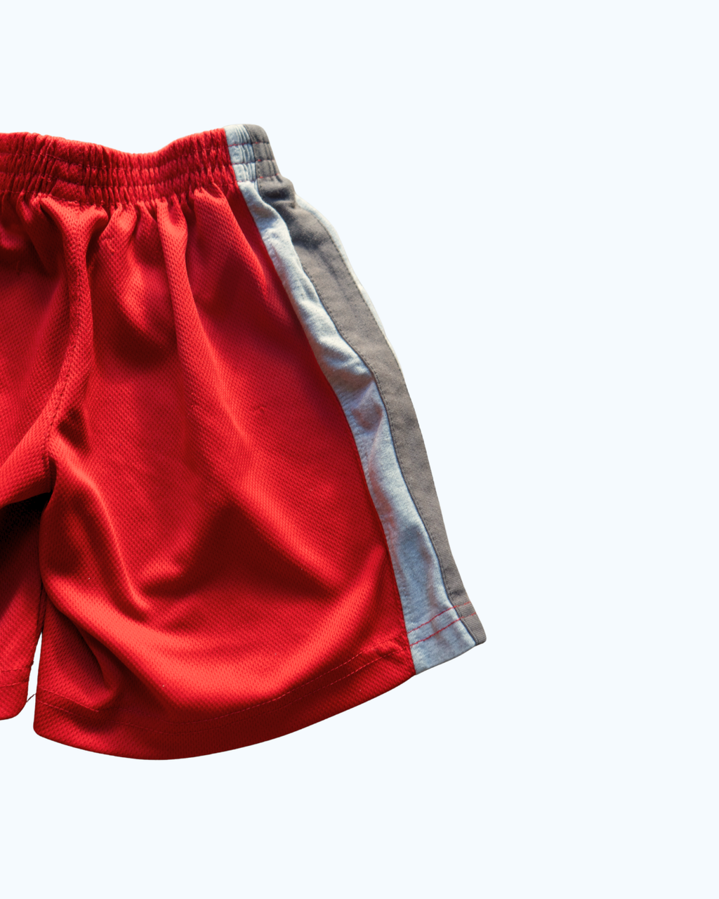 Nike Basketball Shorts | Red & White & Grey | 3-4Y