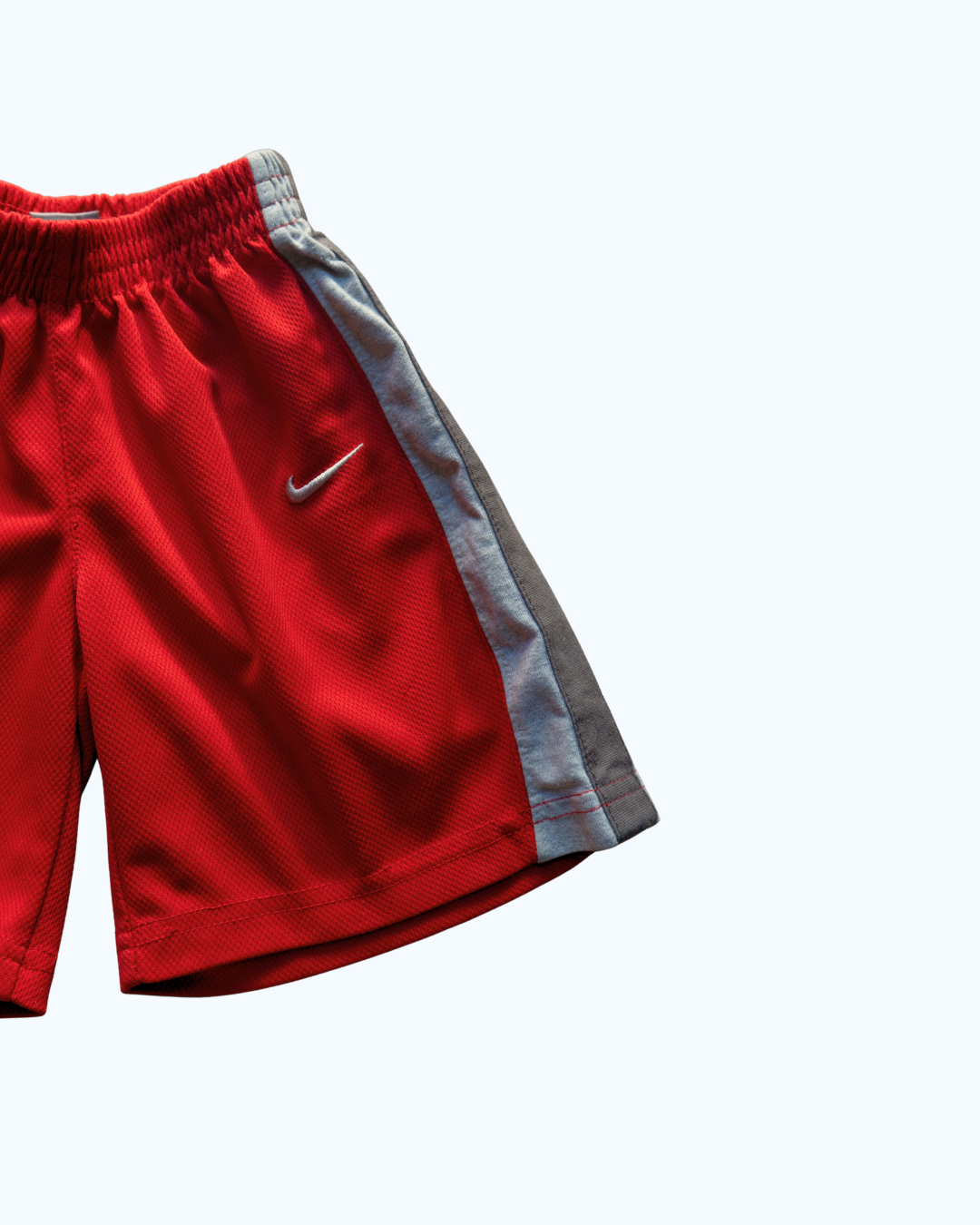 Nike Basketball Shorts | Red & White & Grey | 3-4Y