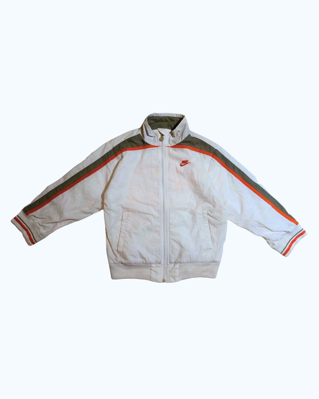 Nike Tracksuit | White & Grey & Orange | 5-6Y