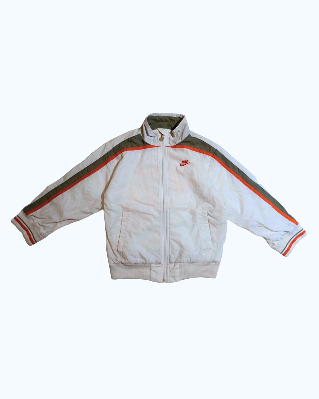 Nike Tracksuit | White & Grey & Orange | 5-6Y