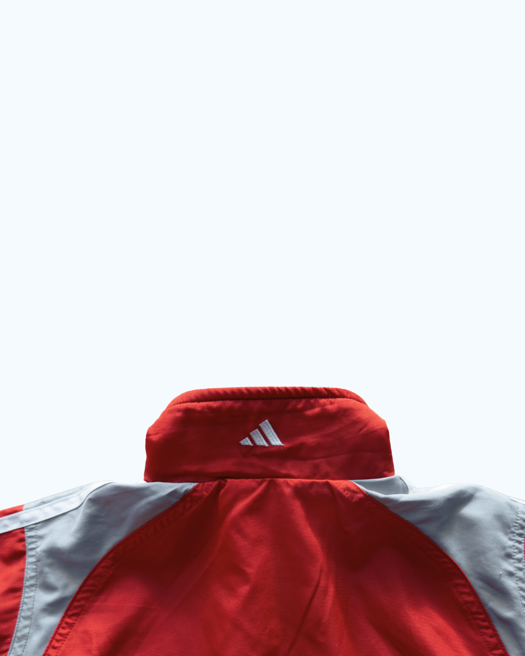 Adidas Track Jacket | Red & Grey | 3-4Y