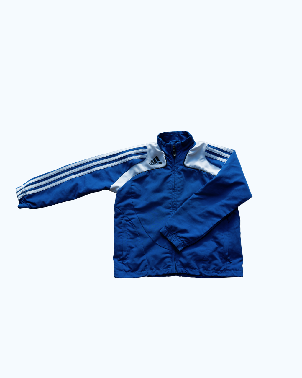 Adidas Track Jacket | Blue & White | 5-6Y