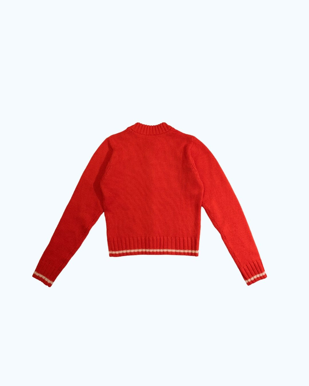 Adidas Knitted Zip Up Sweater | Red | 10Y |