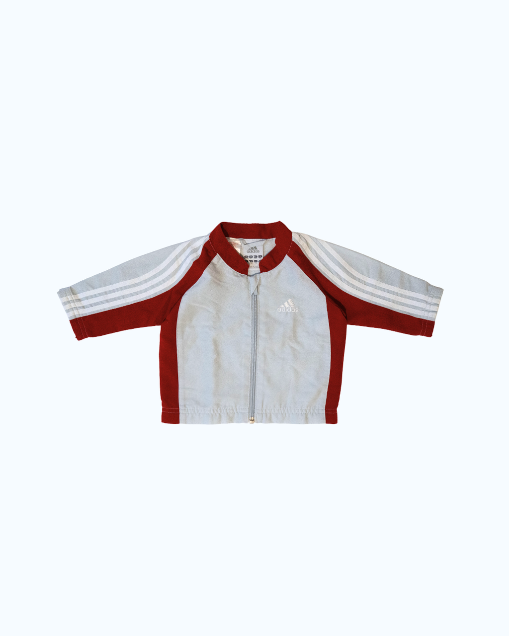 Adidas Track Jacket | Grey Red | 3-6M