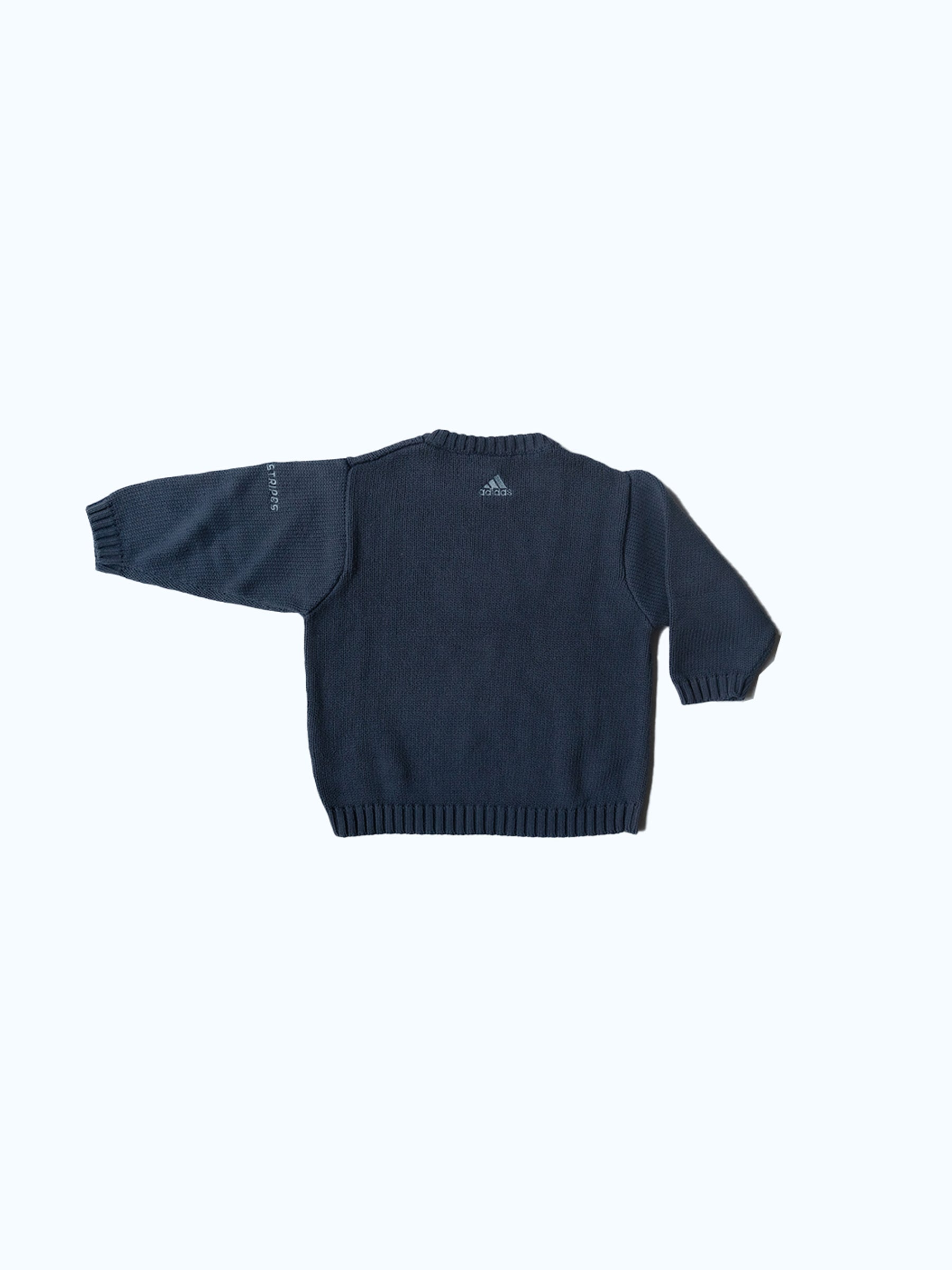 Kids Adidas retro knitted sweater | vintage children’s athletic wear.