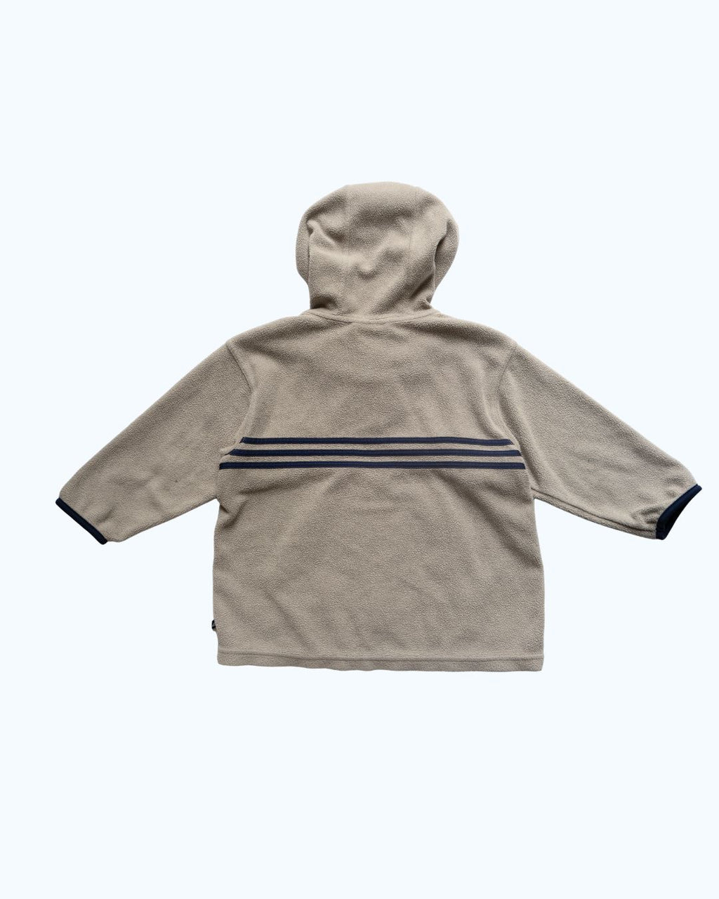Adidas Fleece Zip Up Hoodie | Grey & Navy | 2-3Y