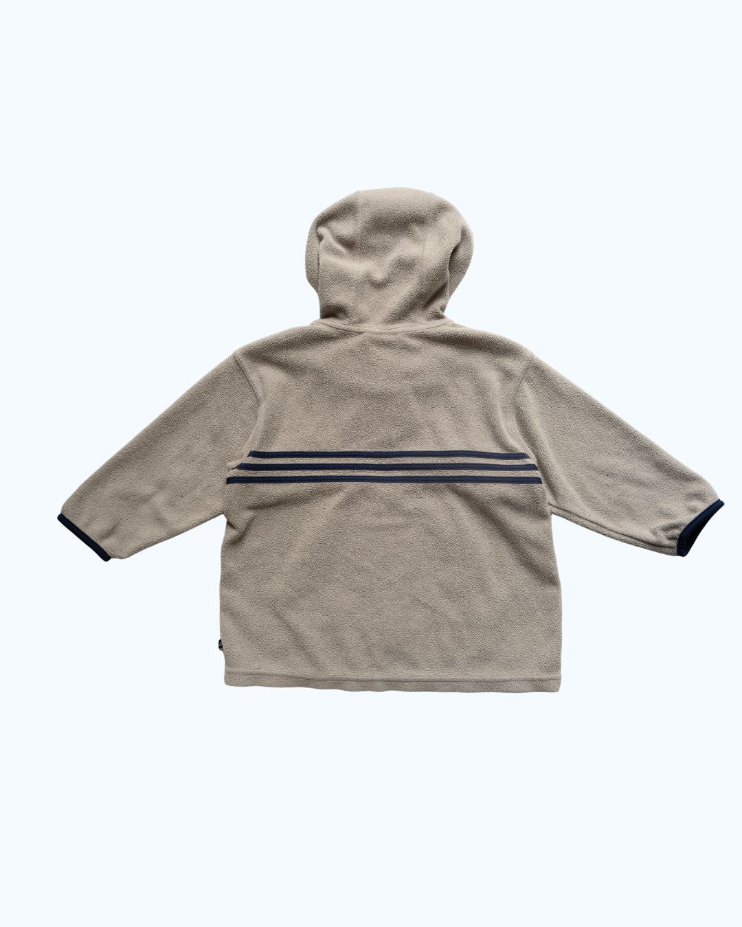 Adidas Fleece Zip Up Hoodie | Grey & Navy | 2-3Y