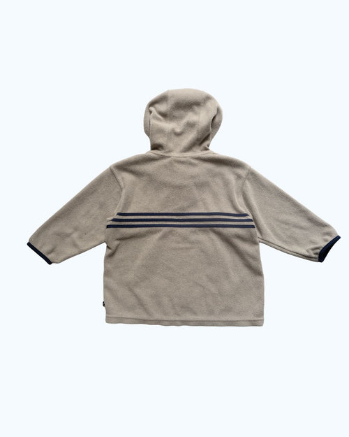 Adidas Fleece Zip Up Hoodie | Grey & Navy | 2-3Y